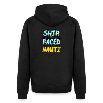 Temps pour obtenir le bateau fait face à T-shirt de vacances de bateau - Veste à capuche bio Premium Unisexe - noir - Dos - Nico (187cm)