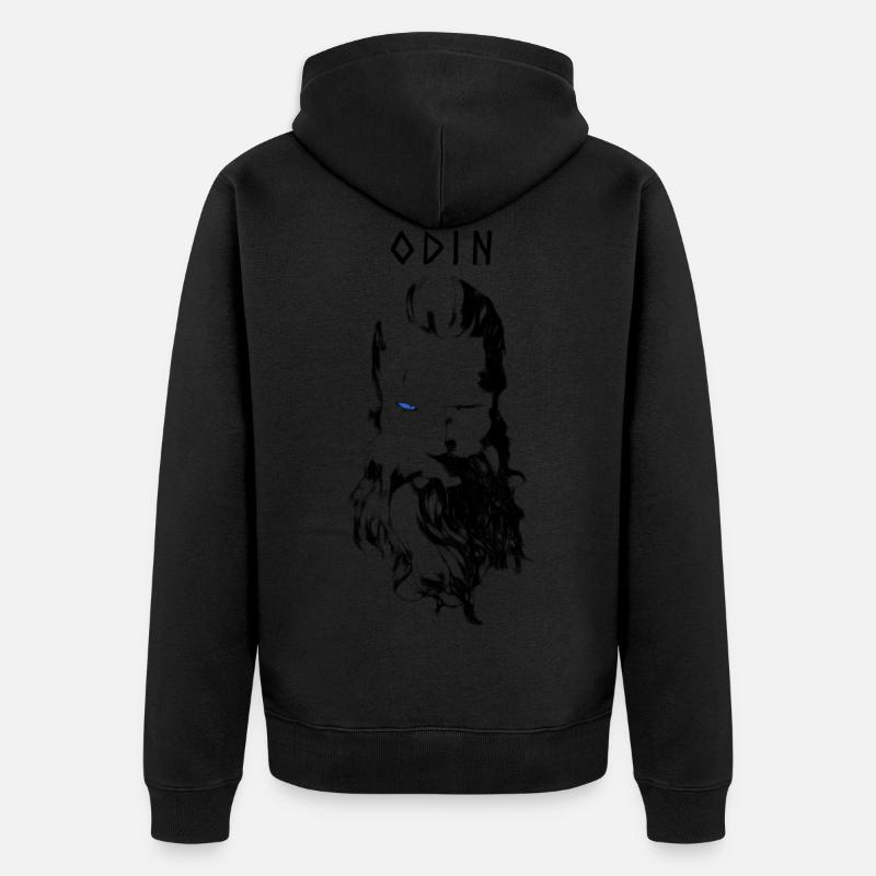 Odin - Veste à capuche bio Premium Unisexe - noir