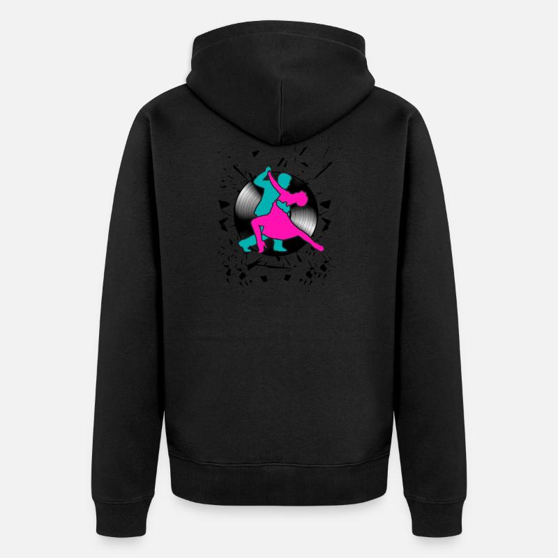 danse - Veste à capuche bio Premium Unisexe - noir
