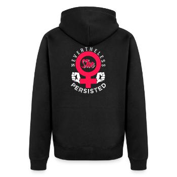 Femme Fist Fist Dites Cool Cadeau - Veste à capuche bio Premium Unisexe - noir - Dos - Nico (187cm)