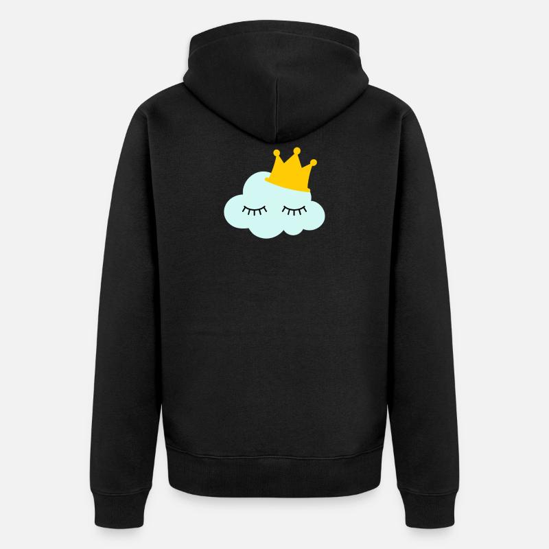 nuage - Veste à capuche bio Premium Unisexe - noir