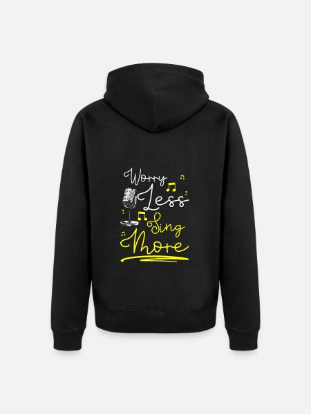 Musician Art - Unisex Premium Organic Zip Hoodie - black