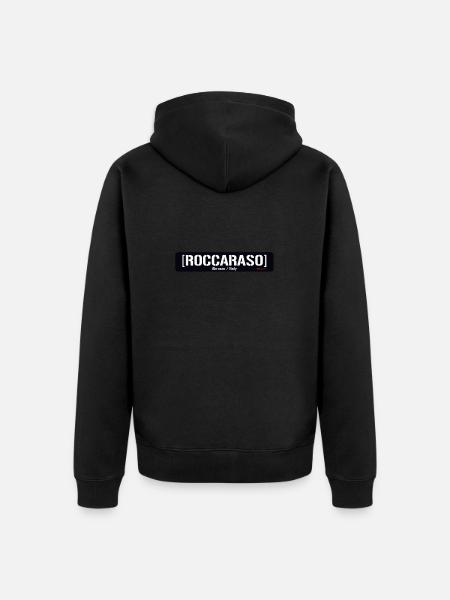 Roccaraso - Unisex Premium Organic Zip Hoodie - black