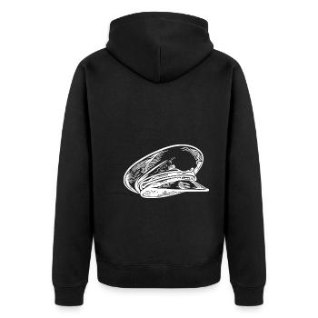 Casquette Costume Carénage de remplacement Casquette à visière - Veste à capuche bio Premium Unisexe - noir - Dos - Nico (187cm)