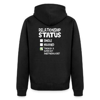 Drôle son et son cadeau Anesthésiste - Veste à capuche bio Premium Unisexe - noir - Dos - Nico (187cm)