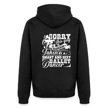 Ballet Dancer Taken By Sexy Ballet Dancer - Unisex Premium Organic Zip Hoodie - black - Back - Nico (187cm)