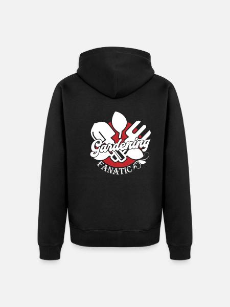 Gardening Gardening Fanatic - Unisex Premium Organic Zip Hoodie - black