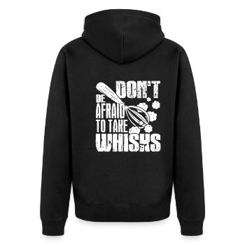 Baker Bakers Take Whisks - Unisex Premium Organic Zip Hoodie - black - Back - Nico (187cm)