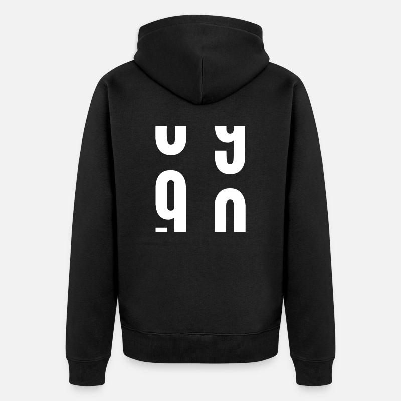 90 ans - Veste à capuche bio Premium Unisexe - noir