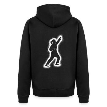 Taekwondo Arts Martiaux Filles Enfants Femmes Karaté - Veste à capuche bio Premium Unisexe - noir - Dos - Nico (187cm)