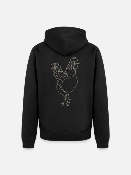 robinet - Veste à capuche bio Premium Unisexe - noir