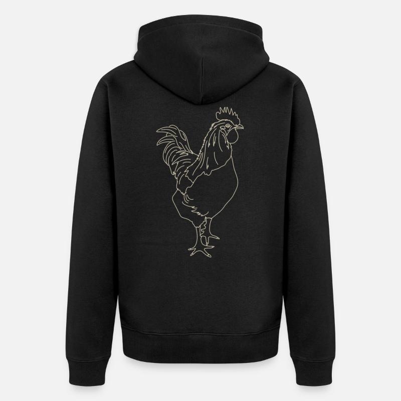 robinet - Veste à capuche bio Premium Unisexe - noir