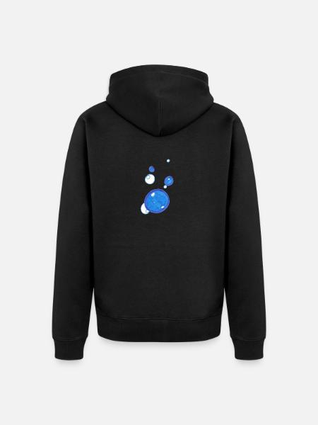 Bulle d'eau - Veste à capuche bio Premium Unisexe - noir
