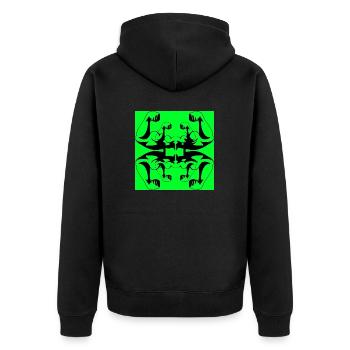 Green Powerful - Veste à capuche bio Premium Unisexe - noir - Dos - Nico (187cm)