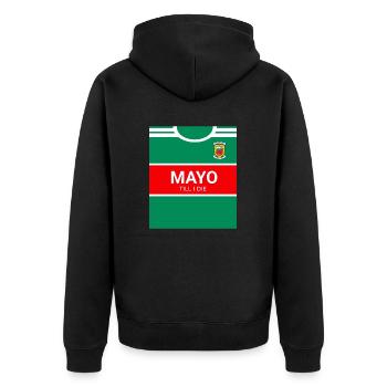 Mayo GAA - Veste à capuche bio Premium Unisexe - noir - Dos - Nico (187cm)