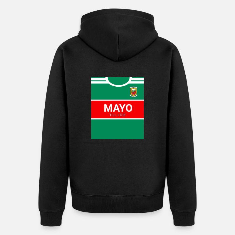 Mayo GAA - Veste à capuche bio Premium Unisexe - noir