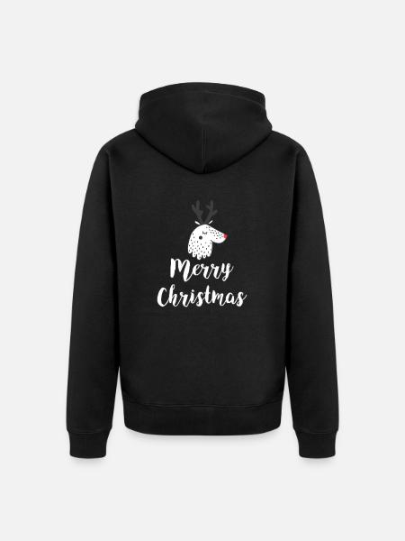 Joyeux Noël - Veste à capuche bio Premium Unisexe - noir