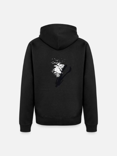 Snorkel - Unisex Premium Organic Zip Hoodie - black