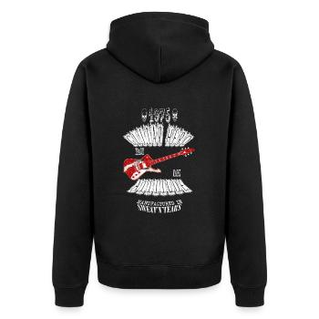 Guitar Hero White - Veste à capuche bio Premium Unisexe - noir - Dos - Nico (187cm)