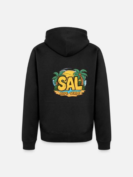 Sal Cap-Vert - Veste à capuche bio Premium Unisexe - noir