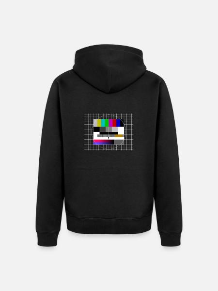 Testbild - Unisex Premium Bio Zip Hoodie - Schwarz
