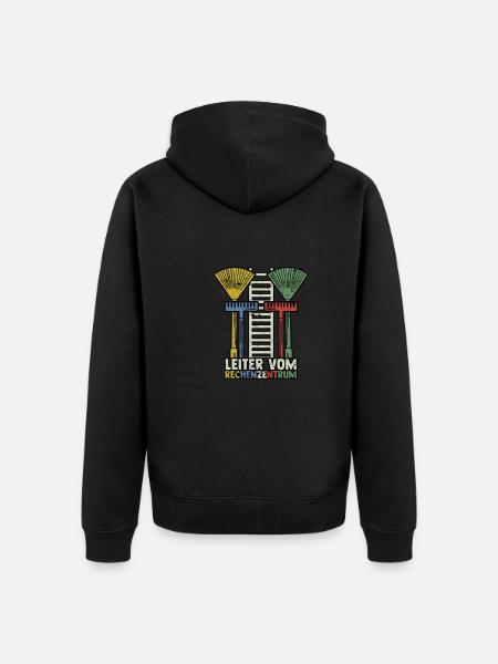 LEITER VOM RECHENZENTRUM - IT-Management - Unisex Premium Bio Zip Hoodie - Schwarz