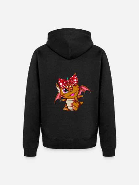 Dragon - Veste à capuche bio Premium Unisexe - noir
