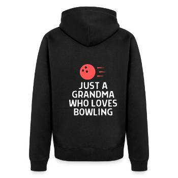 Bowling Dictons Bowling Bowler Skittles Cadeau - Veste à capuche bio Premium Unisexe - noir - Dos - Nico (187cm)