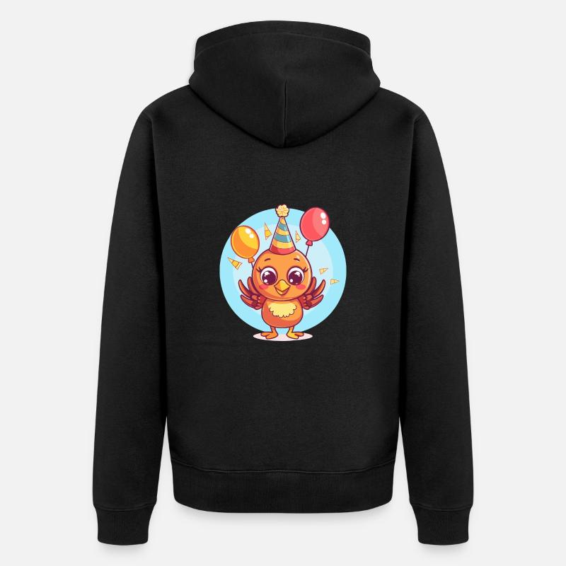 Truthan Anniversaire Bébé - Veste à capuche bio Premium Unisexe - noir