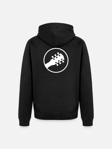 Electric guitar - Unisex Premium Organic Zip Hoodie - black