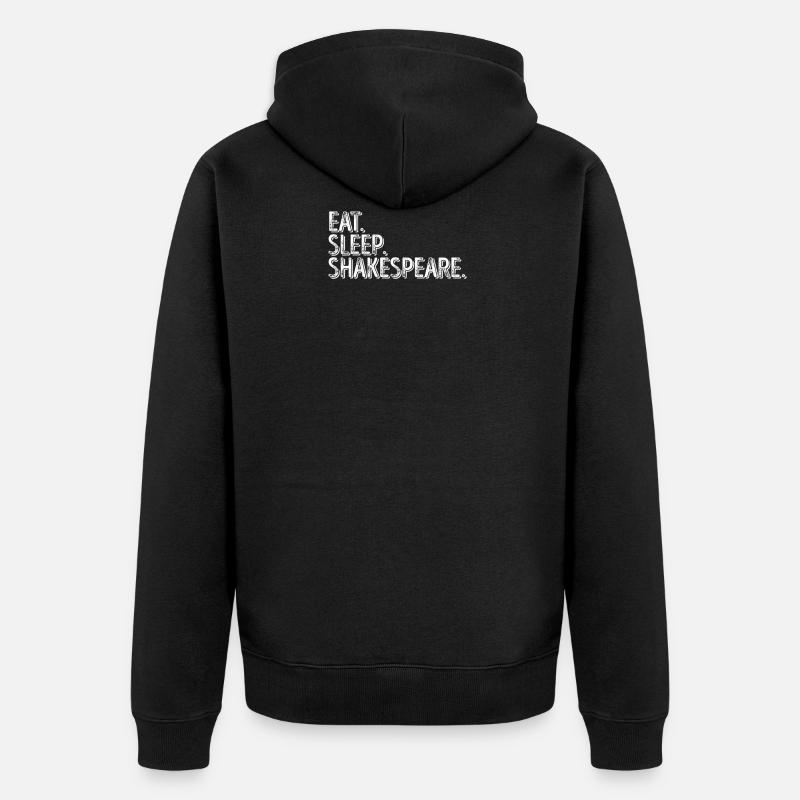 Shakespeare - Veste à capuche bio Premium Unisexe - noir