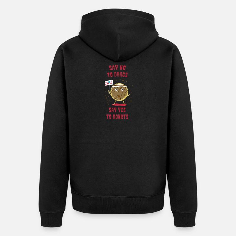 Oui pour cadeau Dontus - Veste à capuche bio Premium Unisexe - noir