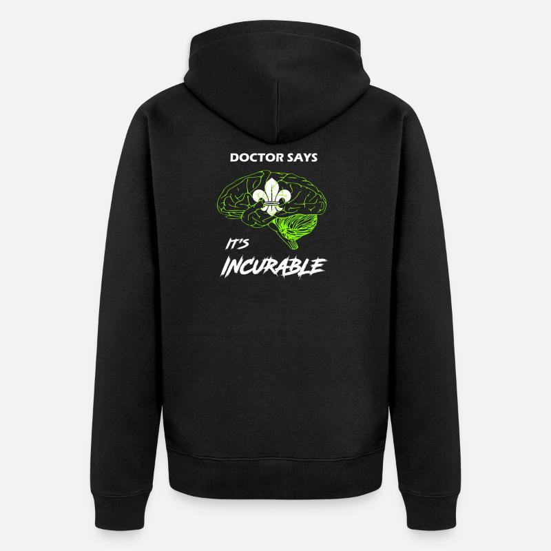 Pfadfinder Scout - Unisex Premium Bio Zip Hoodie - Schwarz