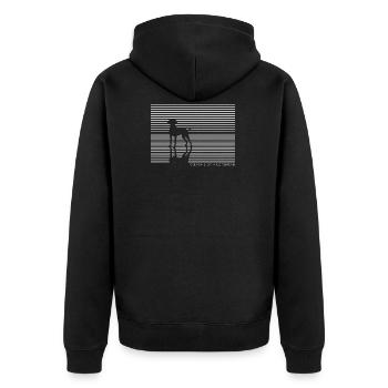 Allemand Cheveux courts chien T-shirt cadeau - Veste à capuche bio Premium Unisexe - noir - Dos - Nico (187cm)