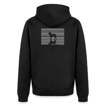 Boerboel cadeau T-shirt pour chien - Veste à capuche bio Premium Unisexe - noir - Dos - Nico (187cm)