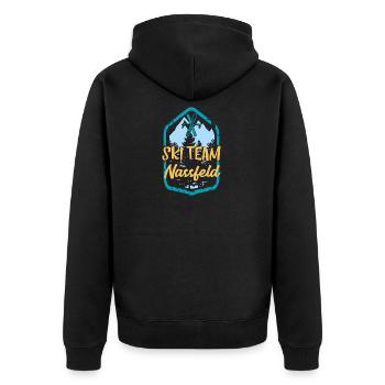 Skiteam Nassfeld Ski Team Cadeau - Veste à capuche bio Premium Unisexe - noir - Dos - Nico (187cm)