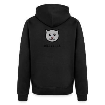 My cat is a Burmilla - Veste à capuche bio Premium Unisexe - noir - Dos - Nico (187cm)