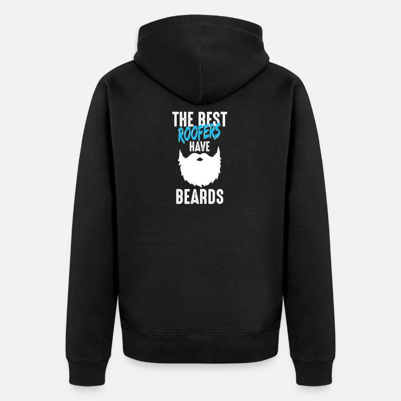 Couvreur couvreurs cadeau Bart - Veste à capuche bio Premium Unisexe - noir
