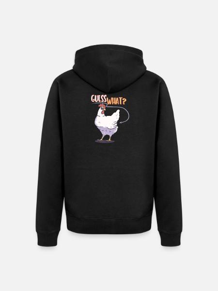 Gissa vad kyckling rolig gåva kreativa roliga sweet - Ekologisk premiumluvjack unisex - svart