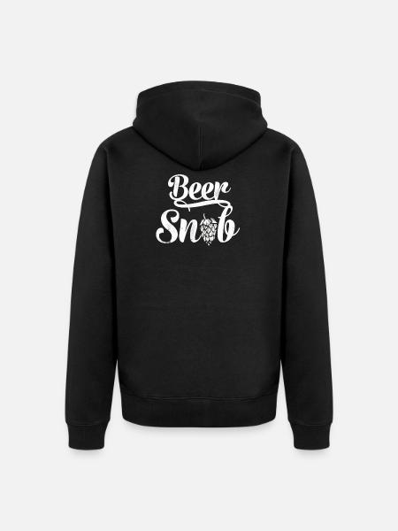 Hops - beer brewer - brewery - brewmaster - Unisex Premium Organic Zip Hoodie - black