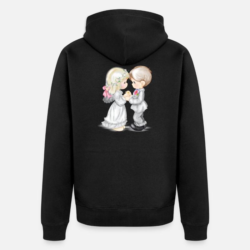 mariage - Veste à capuche bio Premium Unisexe - noir