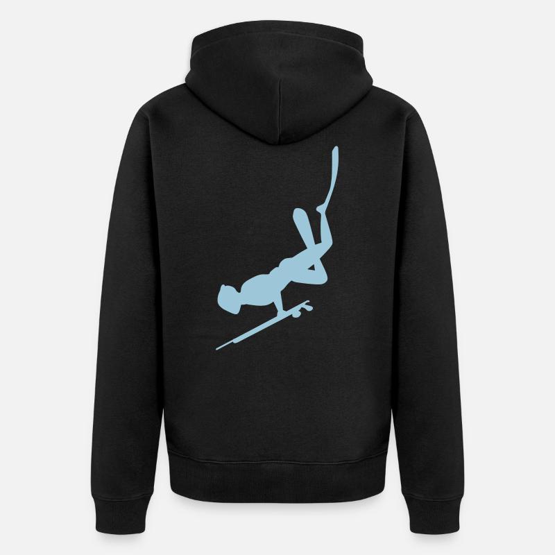 Chasseur sous-marin - Veste à capuche bio Premium Unisexe - noir