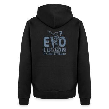 Néandertal - Veste à capuche bio Premium Unisexe - noir - Dos - Nico (187cm)