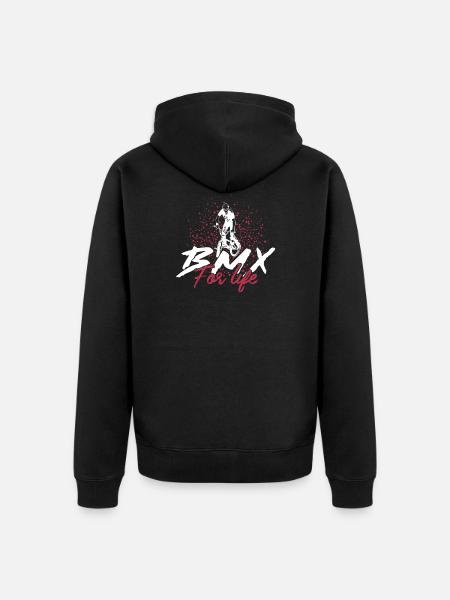 BMX - Unisex Premium Organic Zip Hoodie - black