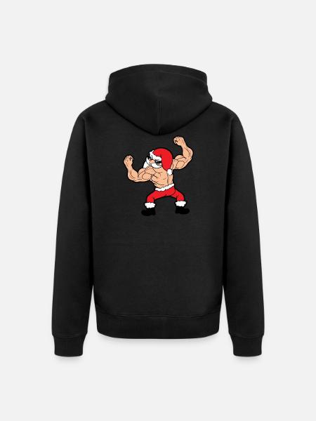 Weihnachten - Unisex Premium Bio Zip Hoodie - Schwarz