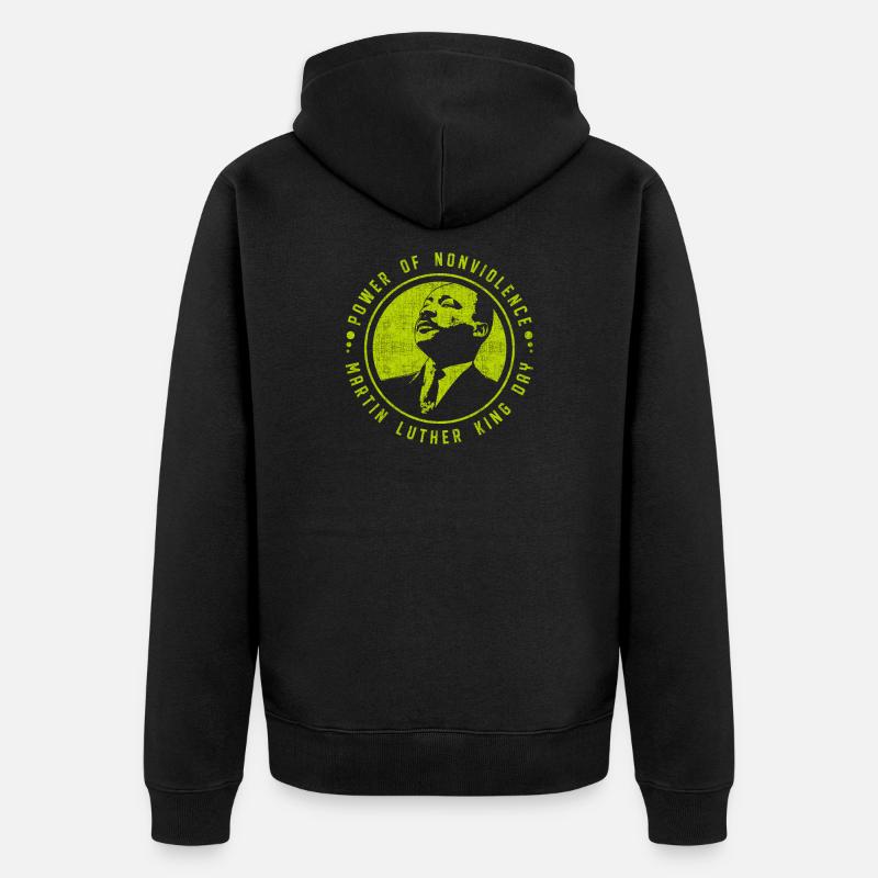 Journée Martin Luther King - Veste à capuche bio Premium Unisexe - noir