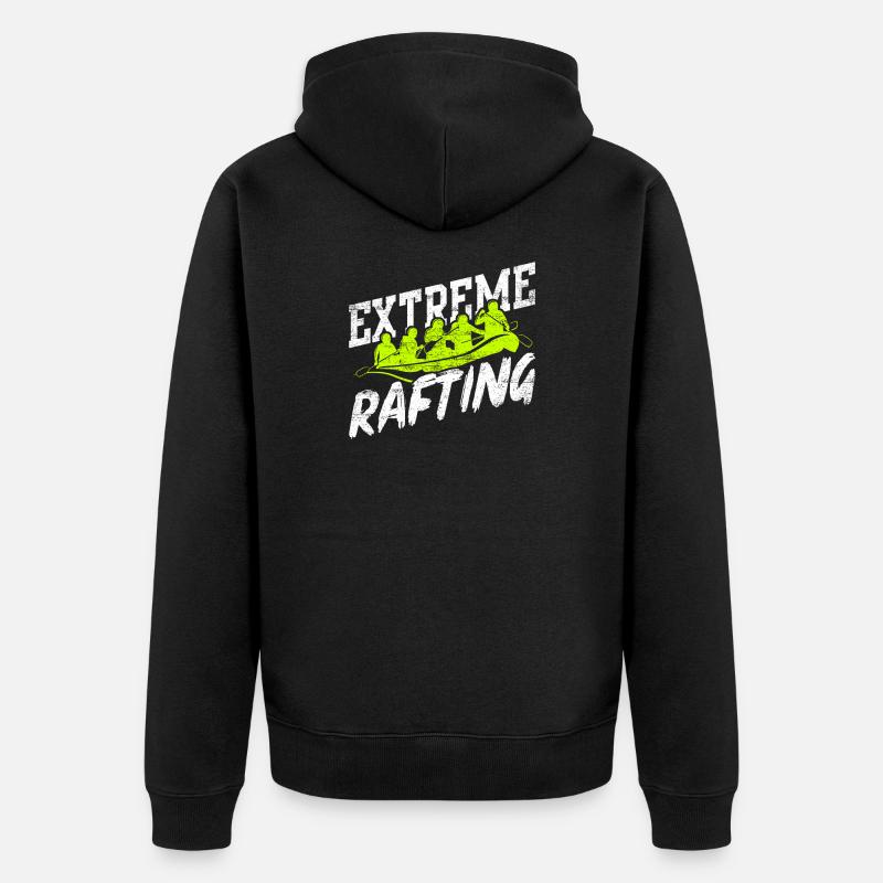 Fil de rafting - Veste à capuche bio Premium Unisexe - noir