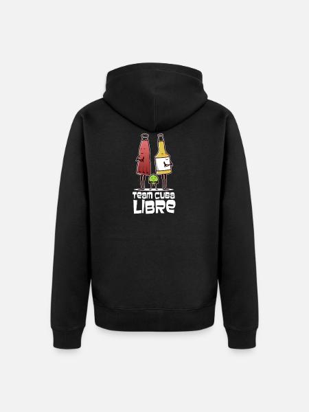Cocktail Team Cuba Libre - Veste à capuche bio Premium Unisexe - noir