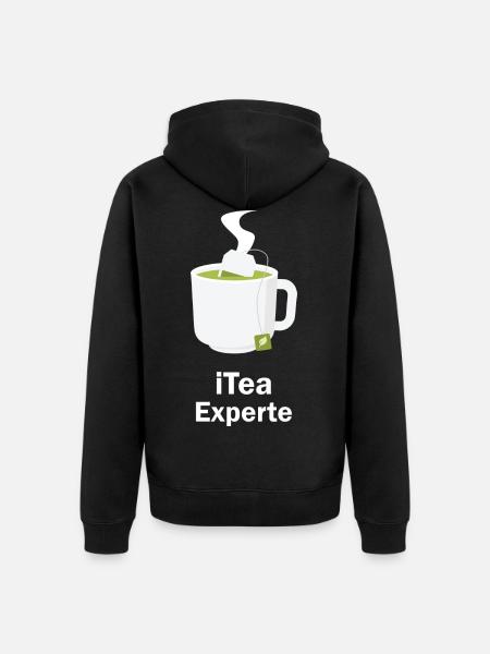 Informatiker Informatik Spruch Humor Geschenkidee - Unisex Premium Bio Zip Hoodie - Schwarz