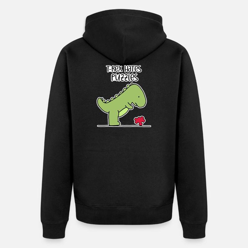 puzzle - Veste à capuche bio Premium Unisexe - noir